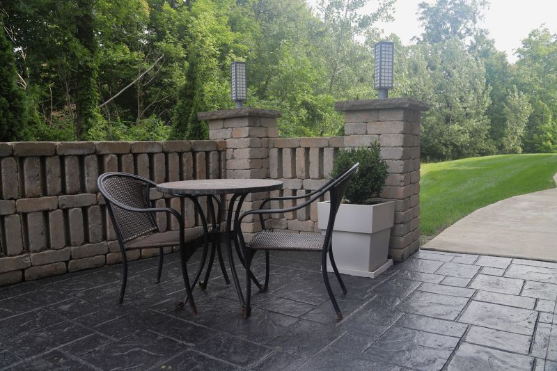 Patio with Decorative Finish