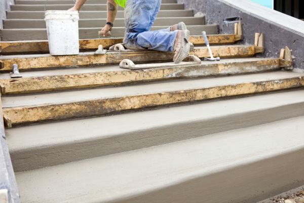 Concrete Steps Pouring in Cedar Park
