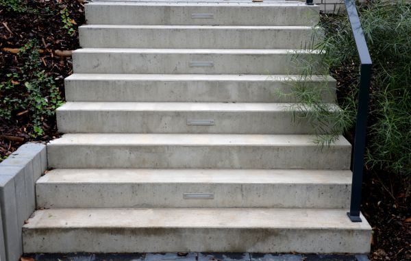 Poured Step Installation in Cedar Park