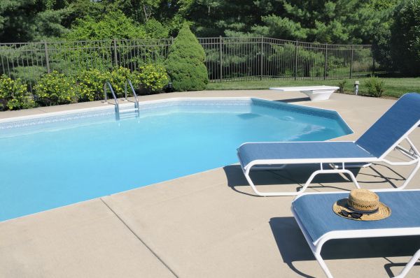 Poolside Concrete Installation in Cedar Park