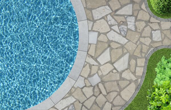 Pool Stone Installation