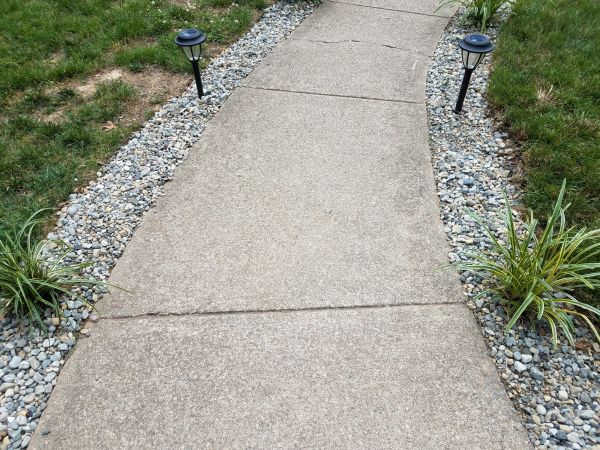 Cement Path Construction in Cedar Park